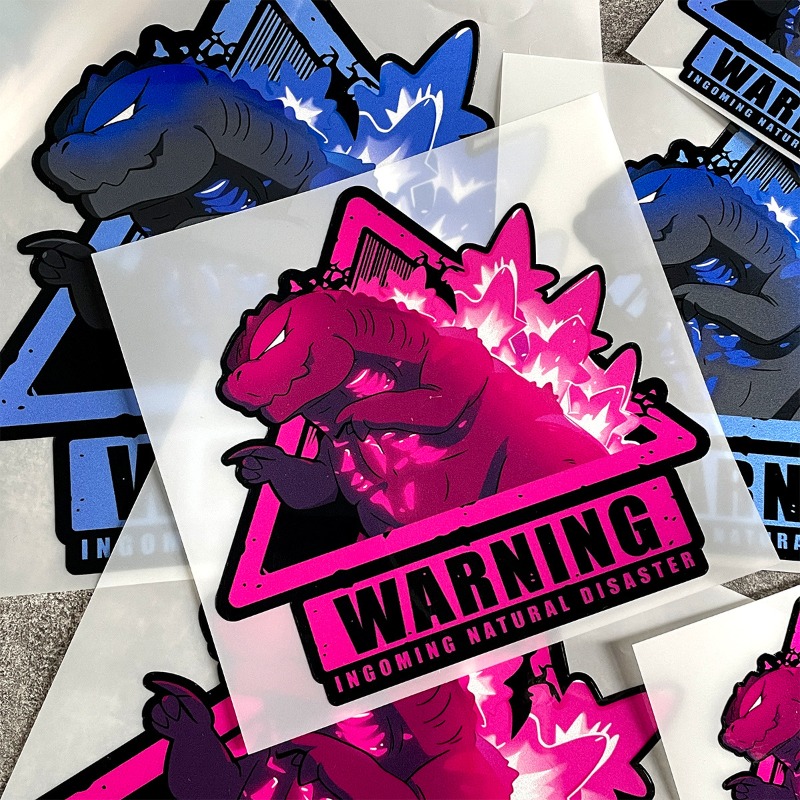 Tablet Accessories - Hot Selling autostickers Monsters Godzilla Gepersonaliseerde