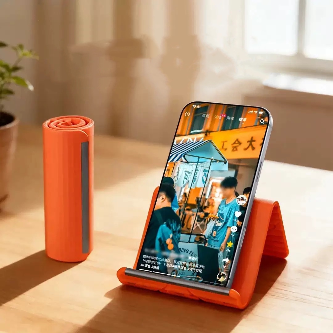 Tablet Accessories - Luie draagbare telefoonstandaard Siliconen desktop-tabletlaptophouder Creatieve
