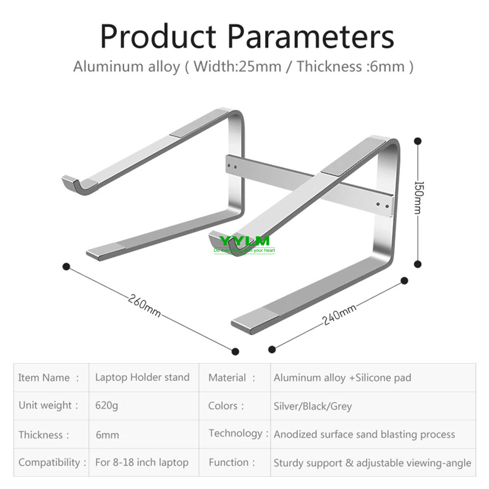 Aluminium laptopstandaard Note - Xiaomi Tablet Accessories recensie en prijs