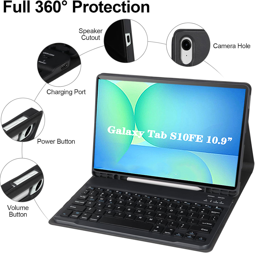 Hoesje voor Samsung Galaxy Tab - Samsung Tablet S10 Accessories recensie en prijs